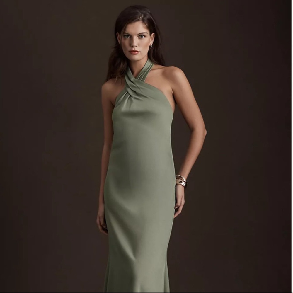 Bhldn Ruby Satin Dress - image 1